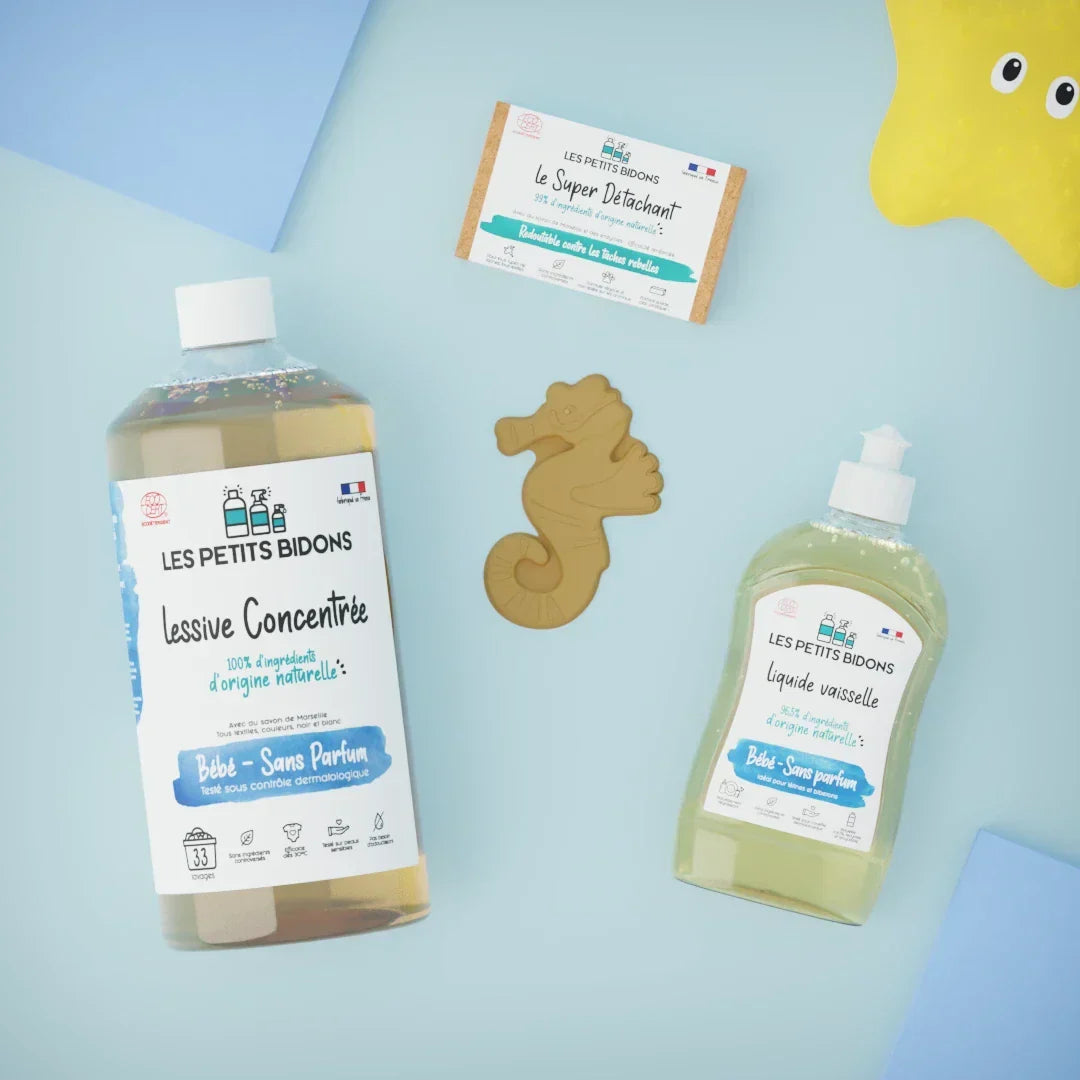Lessive bébé hypoallergénique sans parfum