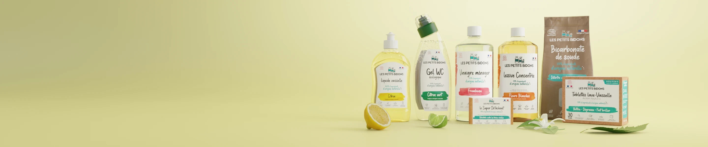 Les Petits Bidons – gamme de produits ménagers naturels et écologiques de la marque