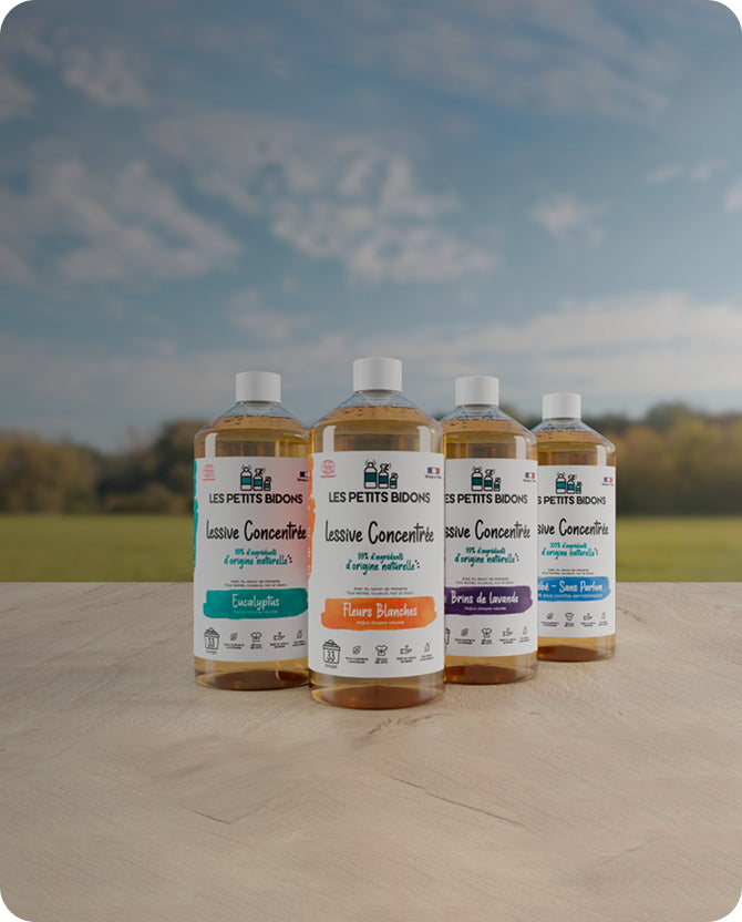 Gamme de lessive naturelle et écologique  - Les Petits Bidons