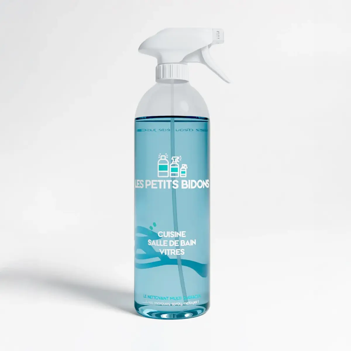 Kit de démarrage nettoyant multi-surfaces Les Petits Bidons 96% d’origine naturelle – spray réutilisable avec parfum d’agrumes frais, idéal pour la cuisine, salle de bain et vitres