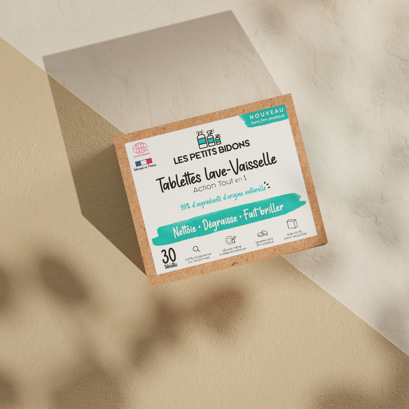Tablettes lave-vaisselle naturelles et écologiques Les Petits Bidons