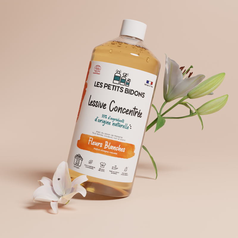 Lessive concentrée naturelle et écologique Les Petits Bidons