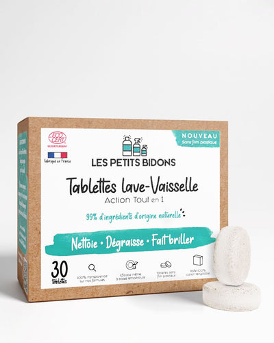 Tablettes Lave-Vaisselle produit ménager écologique Les Petits Bidons