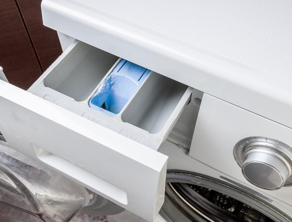 Dans quel compartiment mettre la lessive ?