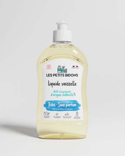 Liquide Vaisselle Tétines et Biberons Sans Parfum 500ml