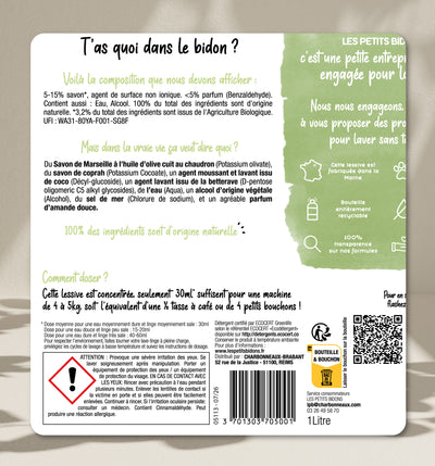 Lessive Concentrée 10L - Grand Format Économique