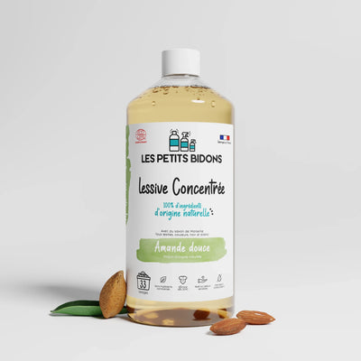 Lessive Concentrée 1L (33 lavages) - Fleurs de Coton