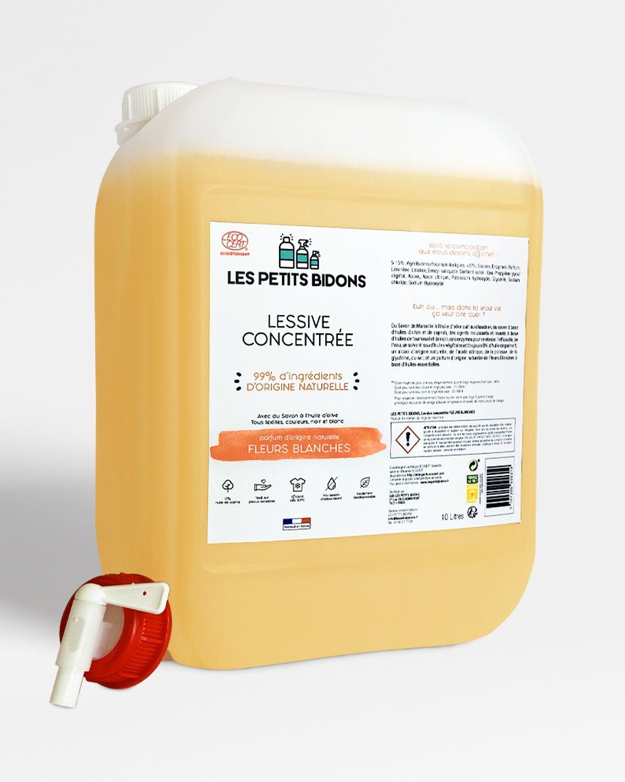 Éco-recharge lessive 0% huile de palme peaux sensibles 1,5L
