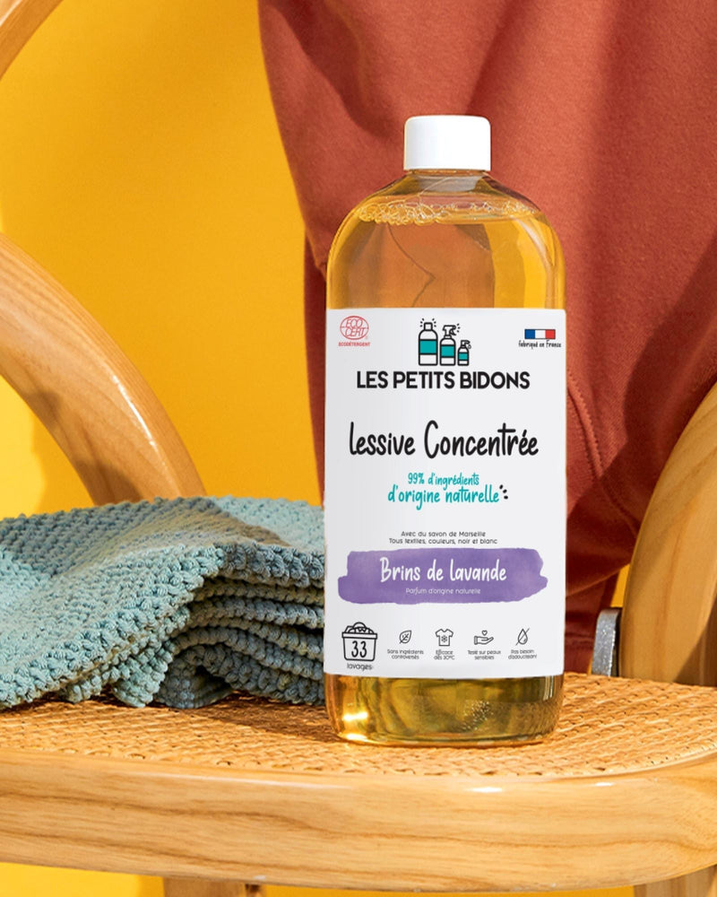 Lessive liquide savon de Marseille et Lavande 3L